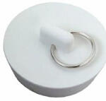  Master Plumber Rubber Sink Stopper 1-3/8 Inch  White  1 Each 714-595