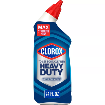 Clorox Toilet Bowl Cleaner With Bleach Tough Stain Remover  24oz 1 Each CLX00275