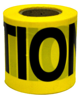  Caution Tape 100 Yellow 1 Roll 16100