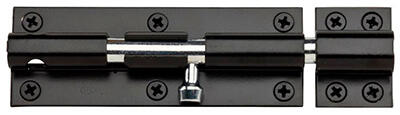  National  Extra Heavy Barrel Bolt  5 Inch  Black 1 Each N152-121