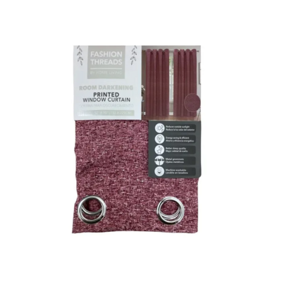 PRINTED BLACKOUT CURTAIN RING