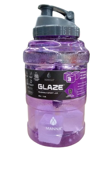 GLAZE WATER BOTTLE 88OZ
