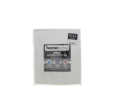 Home & You Mattress Protector Full Size White 1 Each 720-0435288