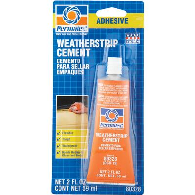  Permatex  Weatherstrip Cement  2 Ounce 1 Each 80328