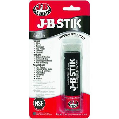  J B Weld  Steel Epoxy Putty 2 Ounce Grey 1 Each 8267-S