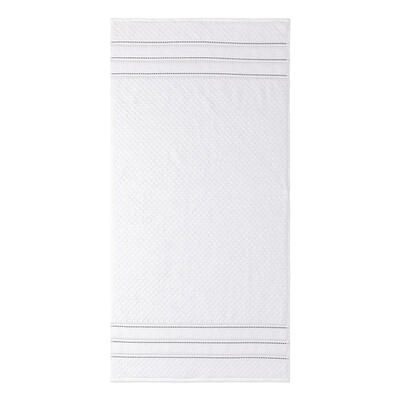 Safdie & Co Terry Bath Towel 24x50cm White 1 Each 77583.B.01