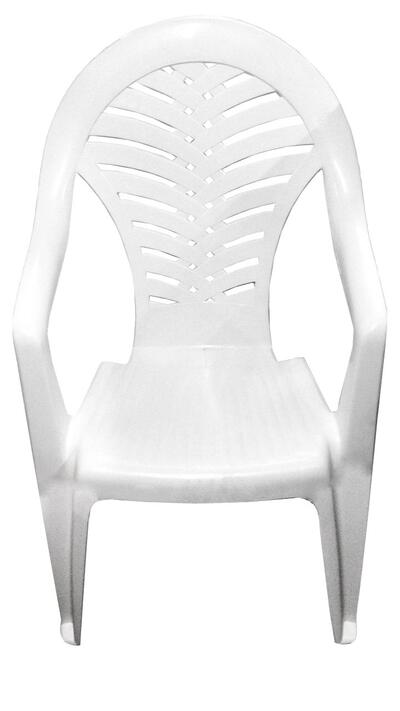 Ocean Chair Plastic White 1 Each  MPCH865006