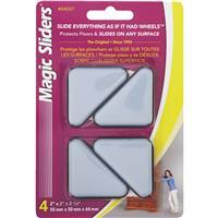  Magic Sliders Triangle Self-Adhesive Furniture Glide 2x2-1/2 Inch 1 Each 4557