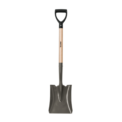 SQUARE POINT SHOVEL WD HDL