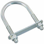  National U Bolt With Plate 1/2x3x5-1/2 Inch  Zinc 1 Each N347-807