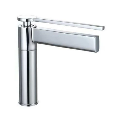 SHORT BASIN MIXER COPPER CHR