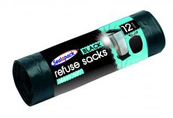 GARBAGE BAG SACKS 12PK SAP2001