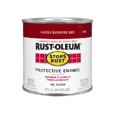 STOPS RUST RED 1/2PT M/D