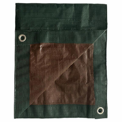 TARPAULIN GRN/BRN 12X16