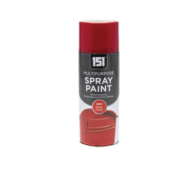 151 Multipurpose Spray Paint 400ml Red 1 Each TAR028