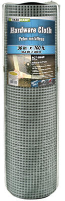 Wire Mesh Cloth 1/2x36x100 Feet 1 Foot 308243B
