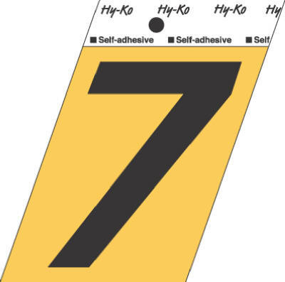  Hy-Ko Number 7 3-1/2 Inch Gold Aluminum 1 Each GG-25/7