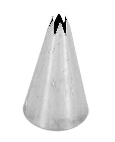  Wilton Open Star Tip #17  1 Each 402-17