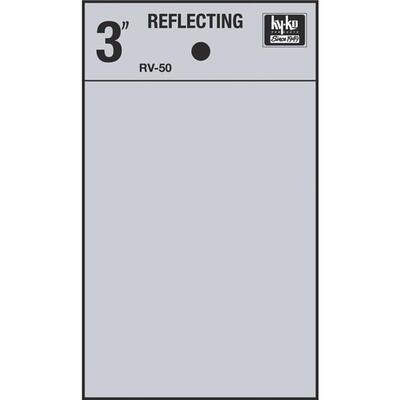  Hy-Ko Reflective Letter Blank 3 Inch  1 Each RV-50/BLNK