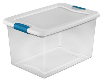 Sterilite Latching Box 64 Quart Clear 1 Each 14978006