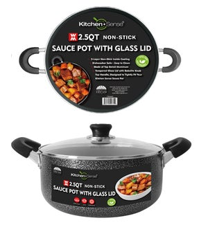 NON STICK SAUCE PAN POT 2.5QT