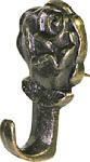  Hillman Rose Push Pin Hanger Antique Brass  3 Pack 122292