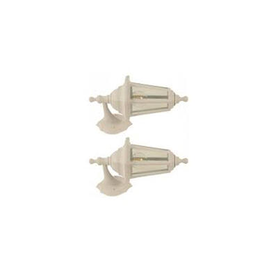 Lampara Outdoor Wall Lamp 1L E27 40W White 1 Each 23486-1