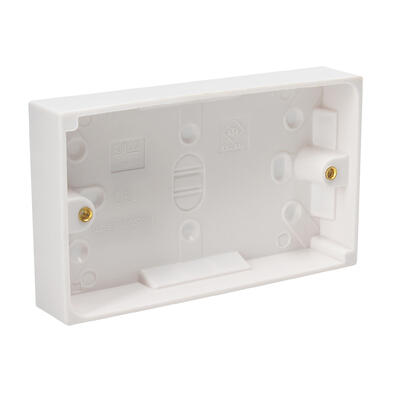 Crabtree Electrical Surface Box 2 Gang 29mm 1 Each D9414NR