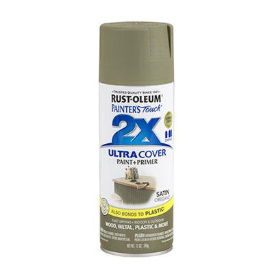 Rust-Oleum Painter's Touch Satin Spray Paint 12oz Oregano 1 Each 249069
