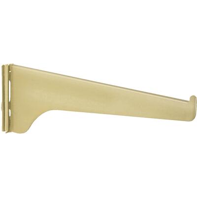  Knape & Vogt Shelf Bracket 10 Inch  Brass 1 Each 180BR-10IN