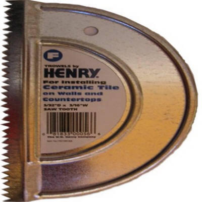  Henry  V Notch F Trowel 5/32x3/16 Inch  1 Each 12271