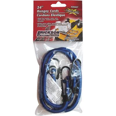  Erickson Bungee Cord Set  8mmx24 Inch  2 Pack  6647