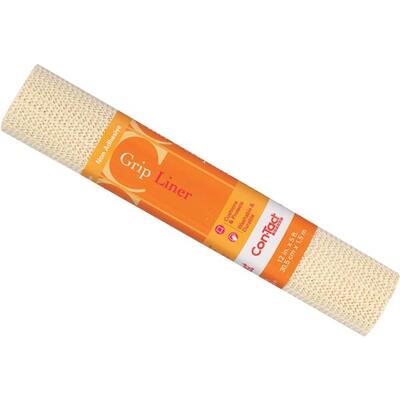 Con-Tact Beaded Grip NA Shelf Liner 12 Inx5 Ft Almond 1 Each 05F-C6B54-01