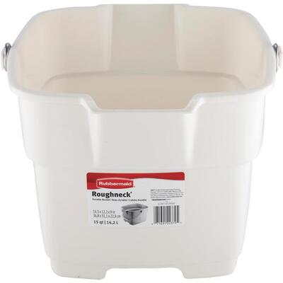 Rubbermaid Roughneck Bucket 15 Quart Bisque 1 Each FG287100BISQU