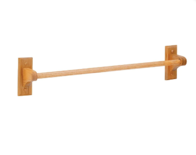  Home Impressions Towel Bar 24 Inch  Oak  1 Each B51201