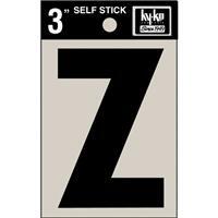  Hillman Reflective Letter Z 3 Inch  1 Each 839530 30436