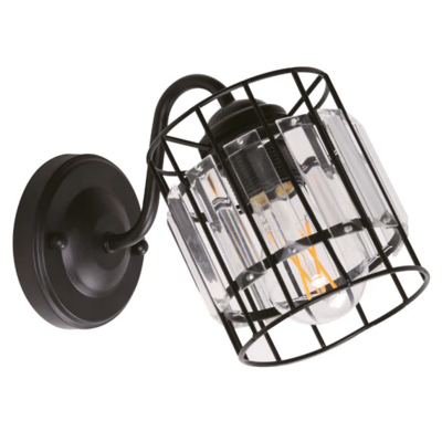 Lumicentro Wall Lamp 1 Light Black 1 Each 43 20921-2
