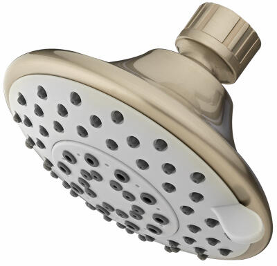 HomePointe Fixed Showerhead 5S 1.8 Gpm 3 In BN 1 Each 228628