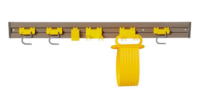 Rubbermaid Closet Organizer And Tool Holder 1 Set FG199300GRAY