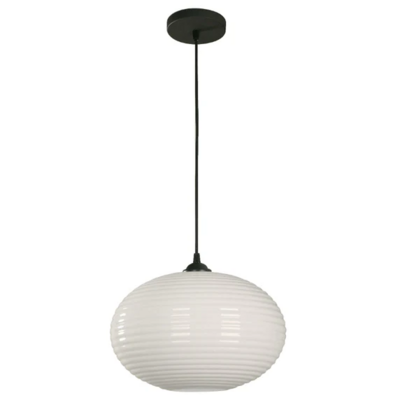 HANGING LAMP 1LT OD BLK