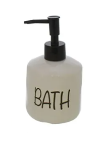 SOAP DISPENCER CREAMIC WHITE