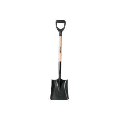 SQUARE POINT SHOVEL WD HDL