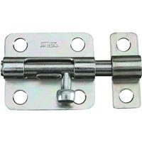  National  Steel Door Barrel Bolt 2-1/2 Inch  Zinc 1 Each N151-449