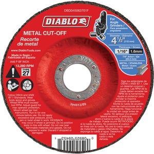 METAL CUT OFF WHEEL
