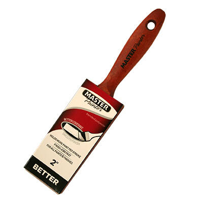 Master Painter Better Flat Paint Brush 2 Inch 1 Each 40420TV