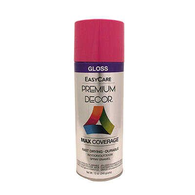 Easy Care Gloss Enml Spray Paint 12oz Pink Punch 1 Each PDS38