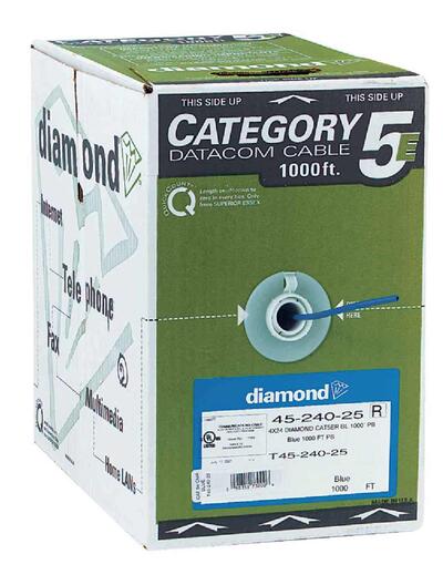  Coleman Cat5E Cable Voice And Data  1000 Foot 1 Foot 96263-46-06