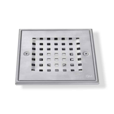 QM Bay Series  Center Drain 5-3/4x5-3/4 Inch  Satin 1 Each 38.100.02