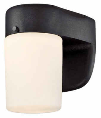 LED WALL FIXT 1LT BLK