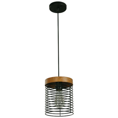 HANGING LAMP 1L E26 60W M/BLK